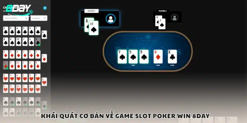 Khái quát cơ bản về game Slot Poker Win 8Day