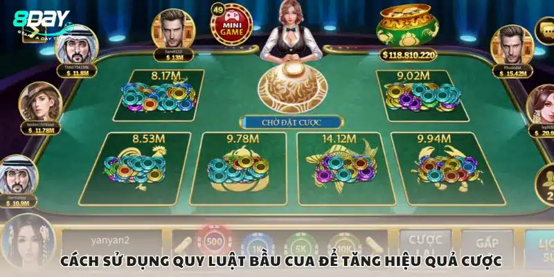 Cách sử dụng quy tắc bầu cua để tăng hiệu quả cược