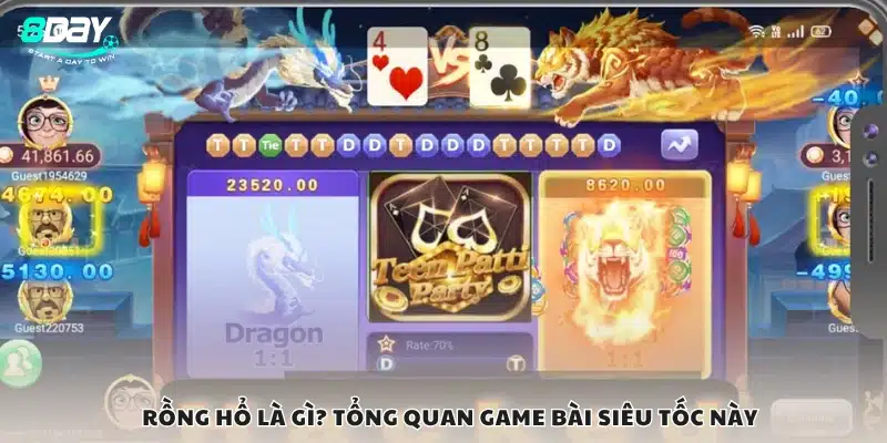 Tìm hiểu game bài Rồng Hổ cho người mới bắt đầu