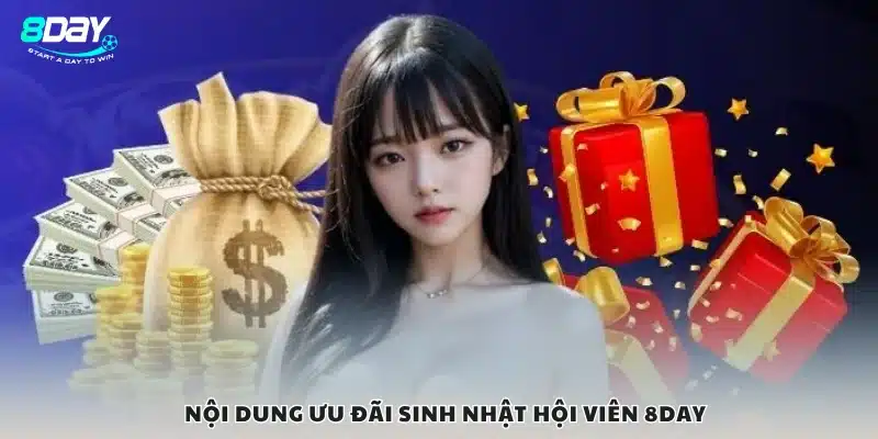 Thông tin ưu đãi sinh nhật hội viên 8Day