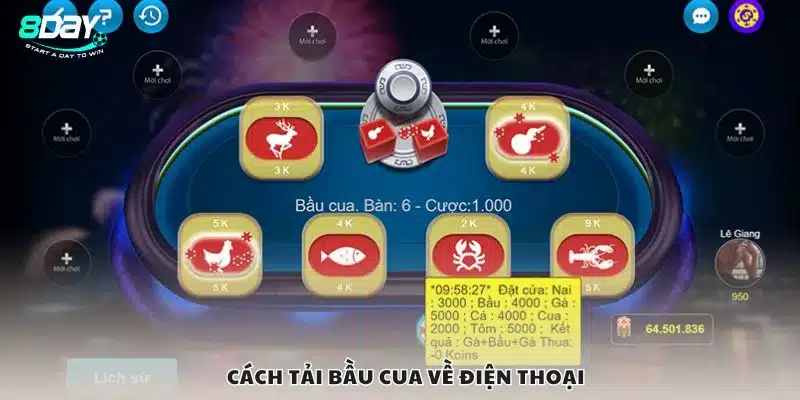 Cách tải bầu cua về điện thoại