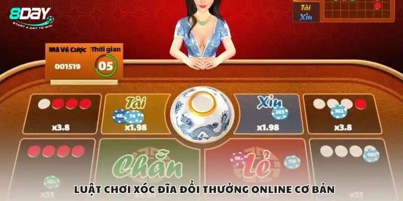 Luật chơi xóc đĩa đổi thưởng online cơ bản